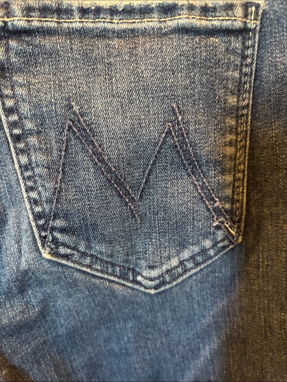 MOTHER Denim The Looker Mid-Rise Skinny Jeans in Groovin' - Size 28 - Picture 4 of 6